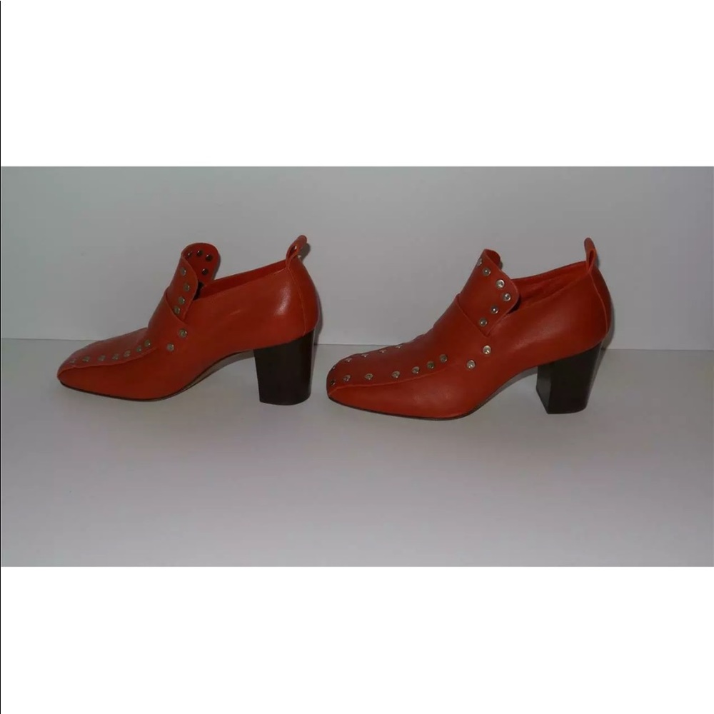 CELINE SOFT LEATHER PUMP 70 STUD DETAIL LOAFERS - Picture 4 of 11